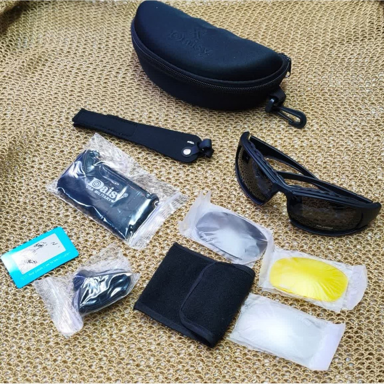 عینک تاکتیکال دایزی مدلx7 عینک طبیعت گردی عینک محافظ چشم عینک چند کاره